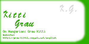 kitti grau business card